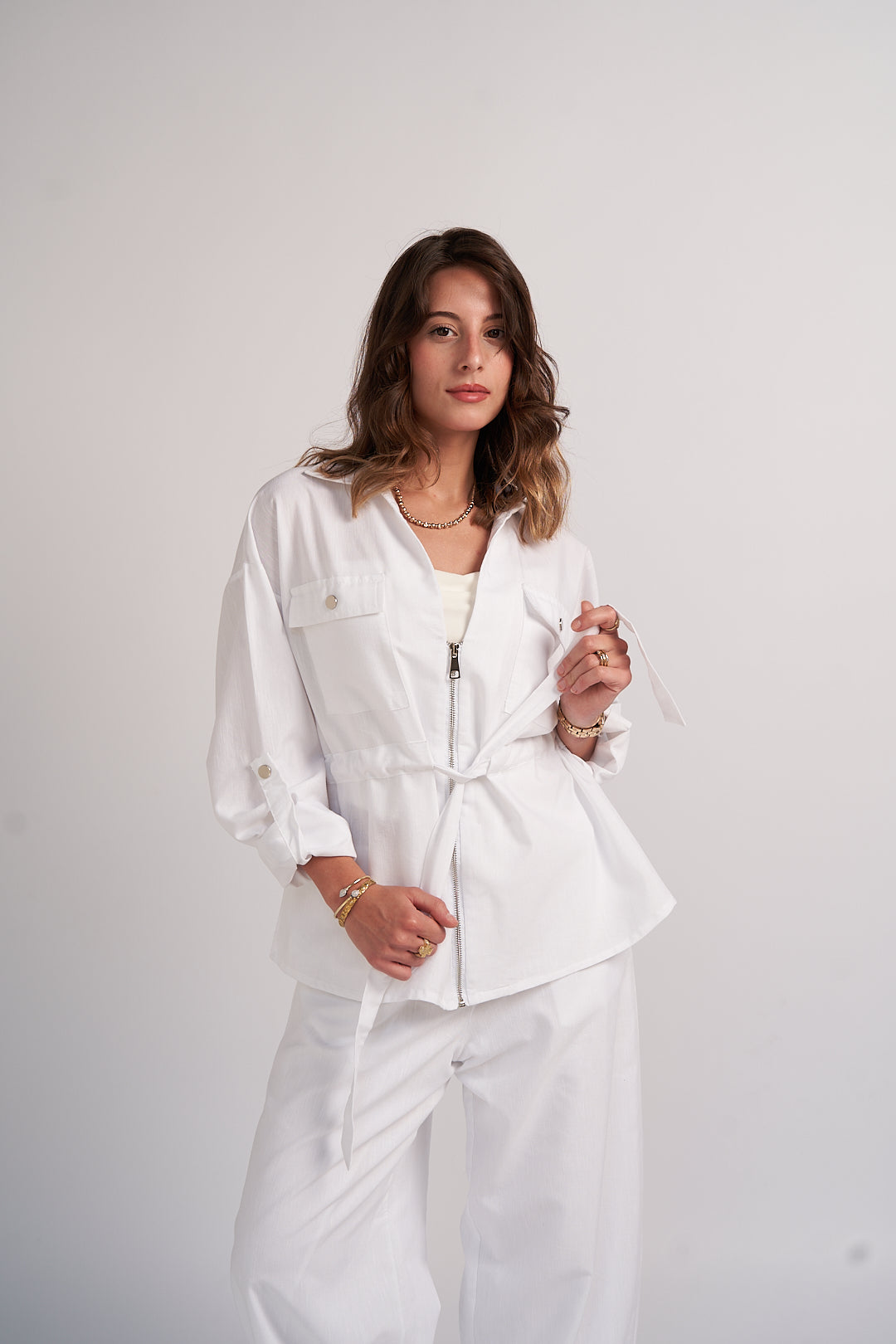 Ivory Linen Shirt ONLY