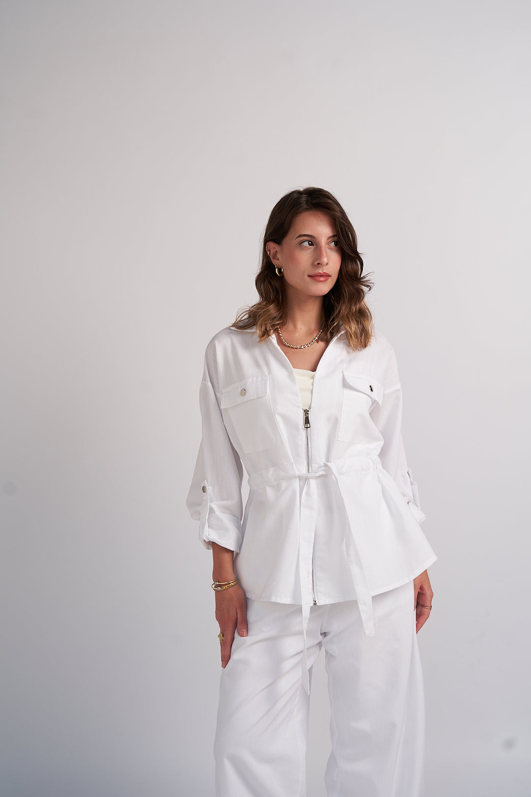 Ivory Linen Shirt ONLY