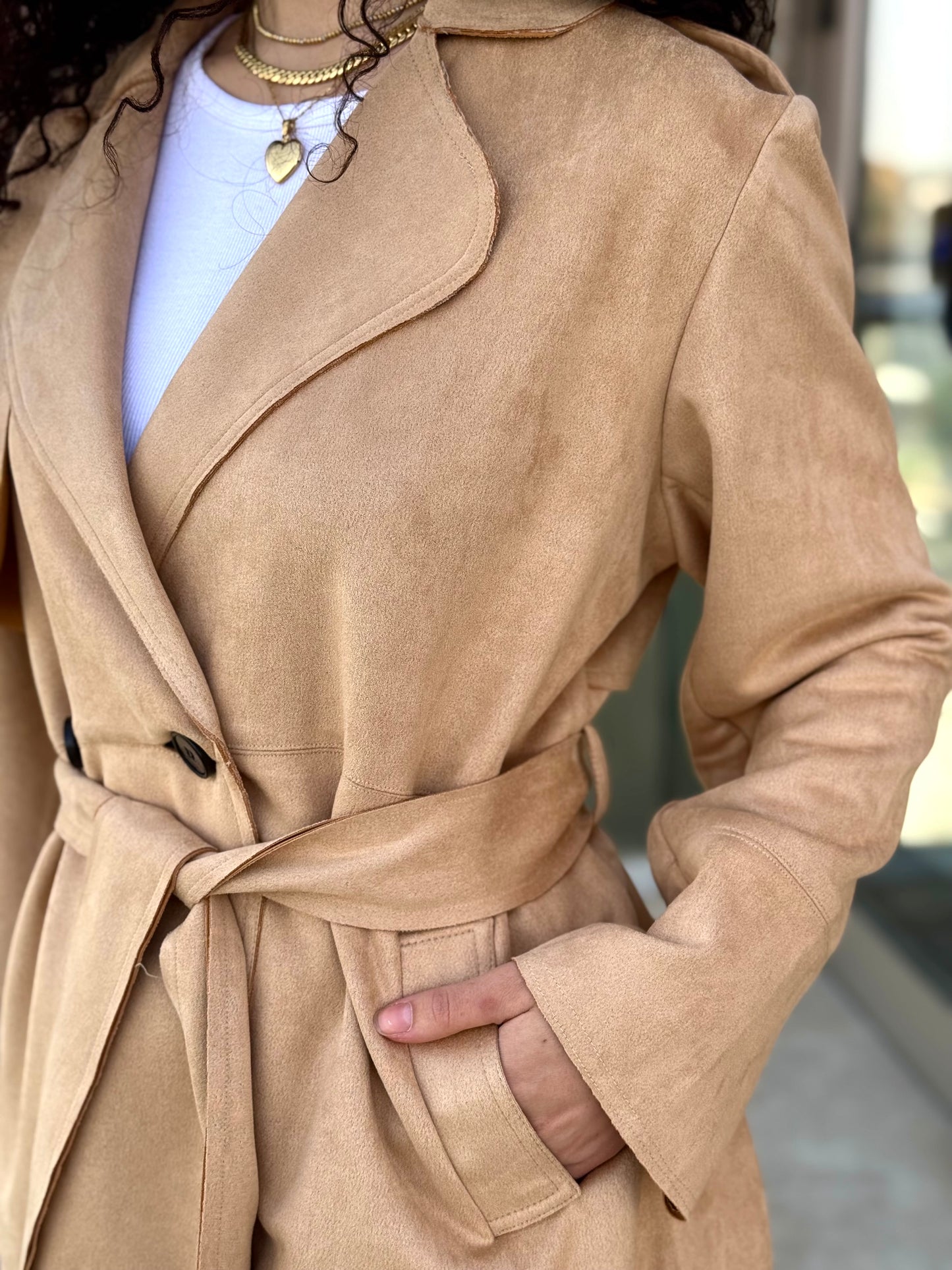 Suede Blazer