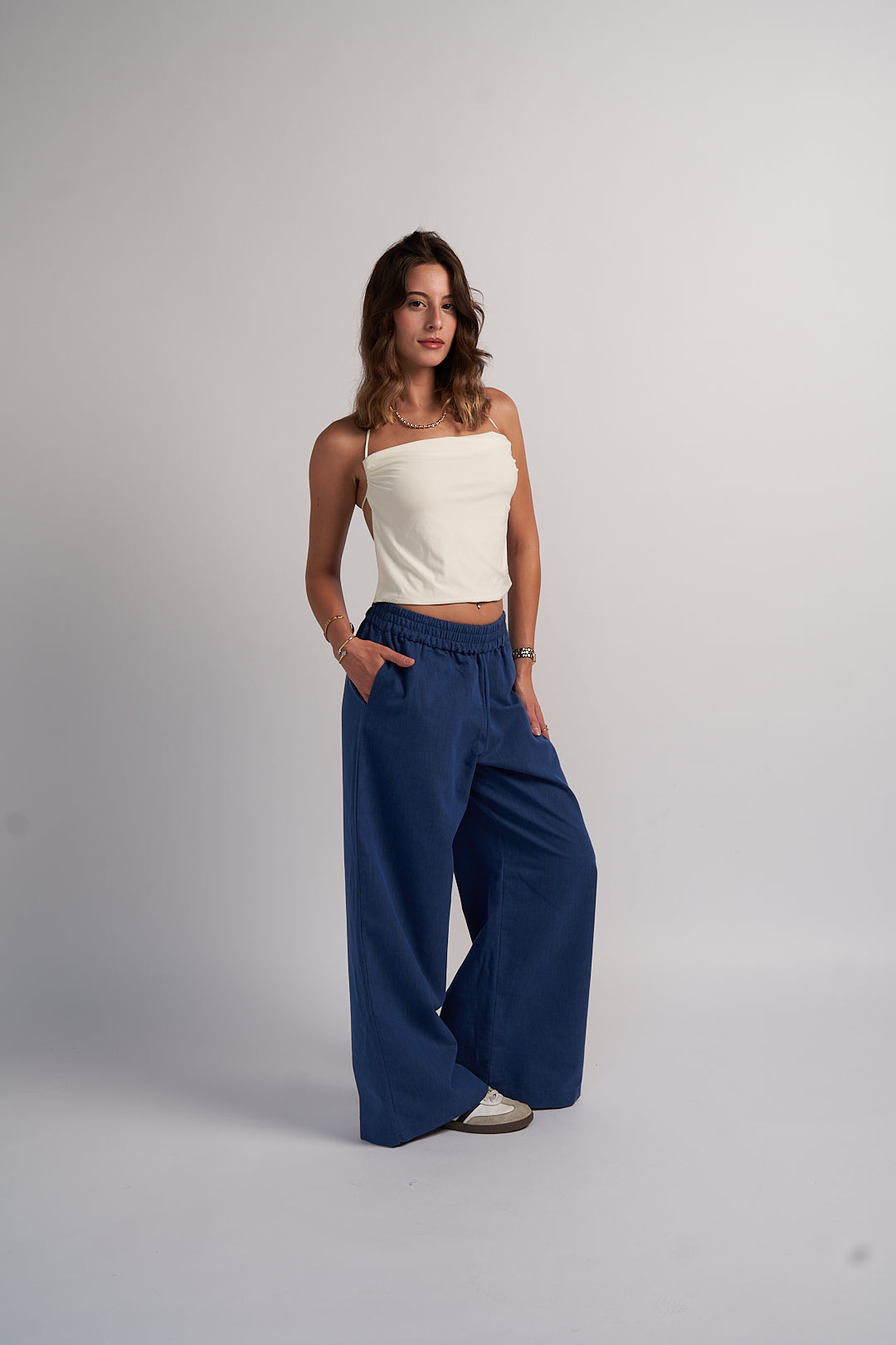 Midnight Linen Pants