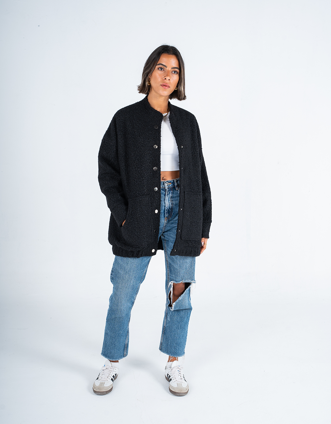 Noir Teddy Jacket