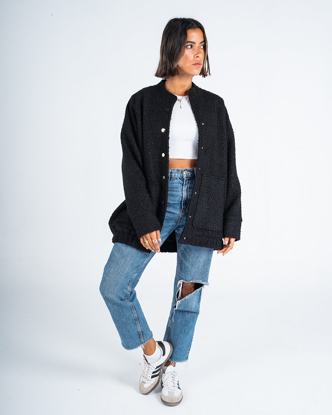 Noir Teddy Jacket