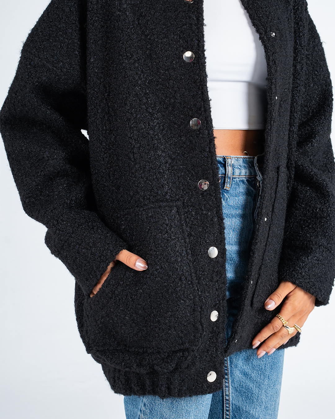 Noir Teddy Jacket