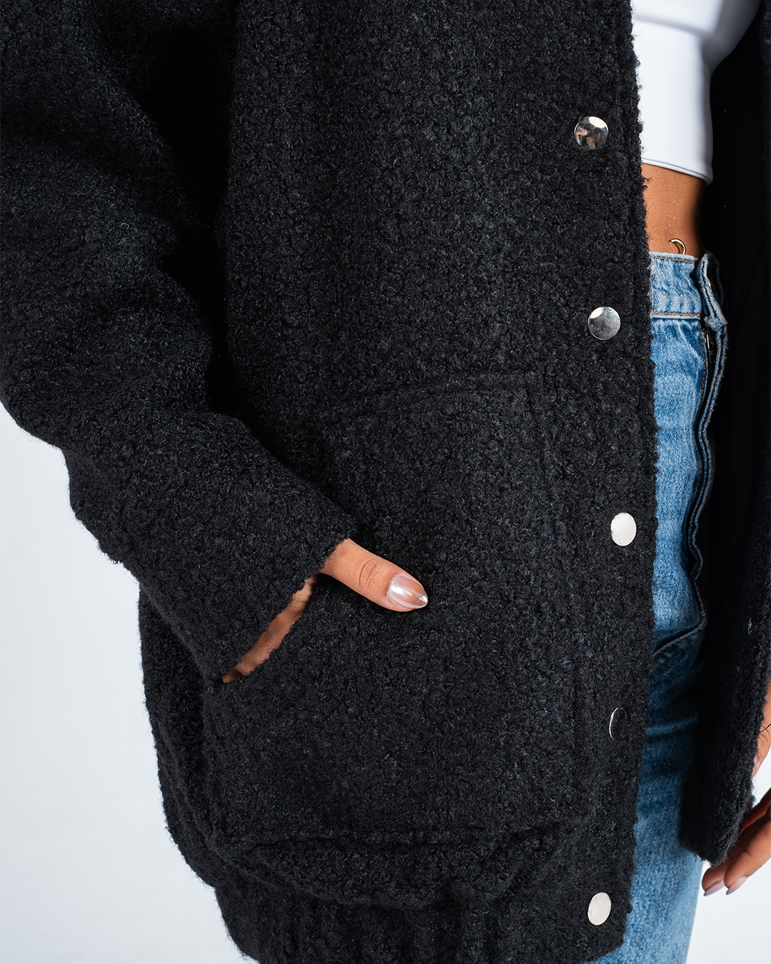 Noir Teddy Jacket