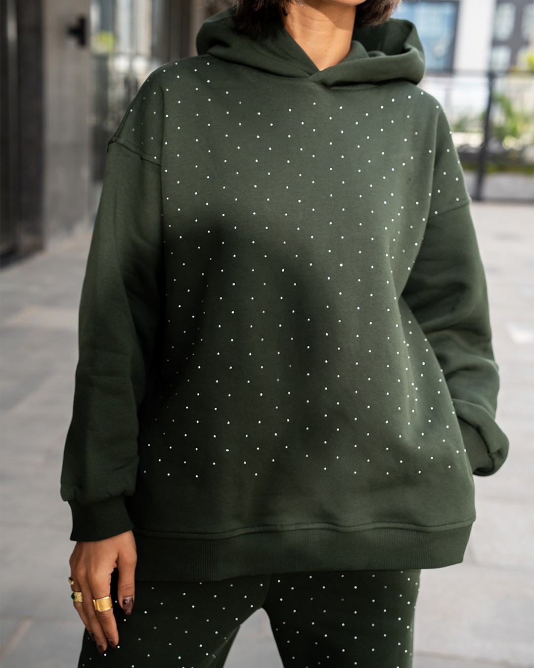 Olive Studs Melton Set