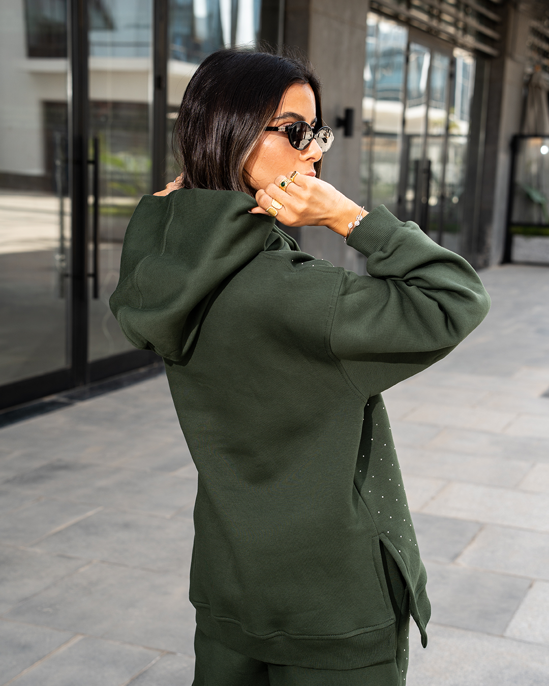 Olive Studs Melton Set