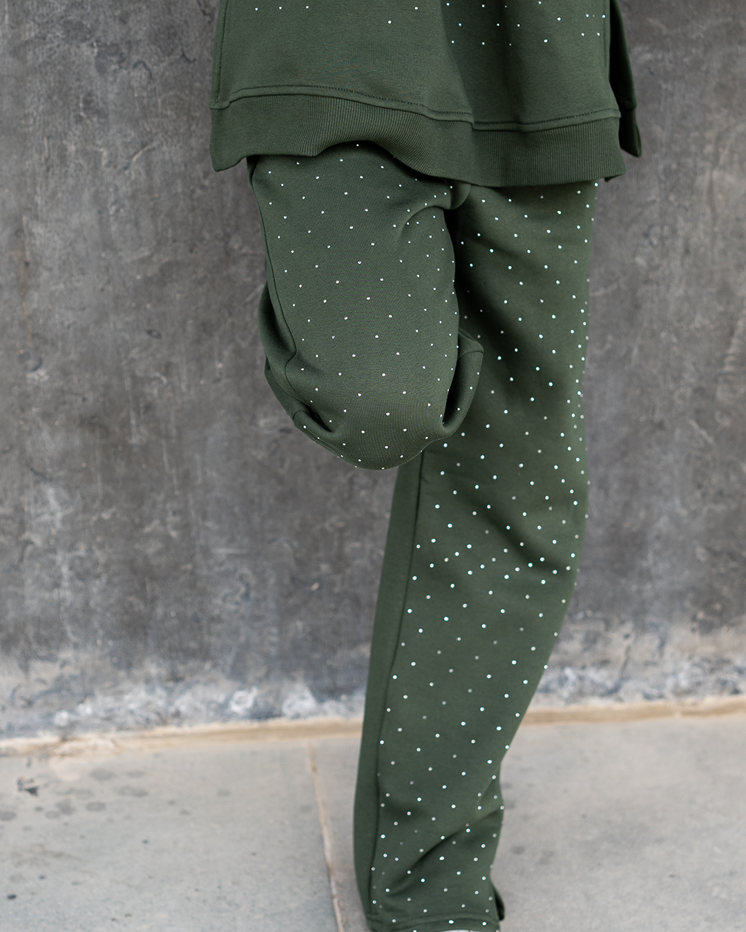 Olive Studs Melton Set