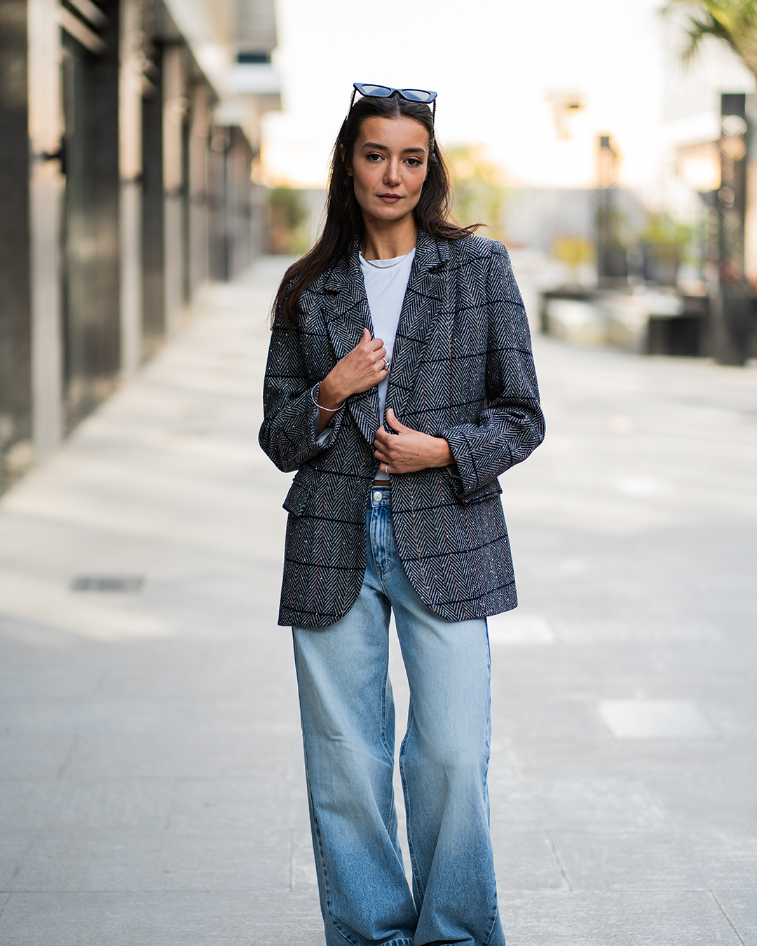 Timeless Studded Grey Blazer