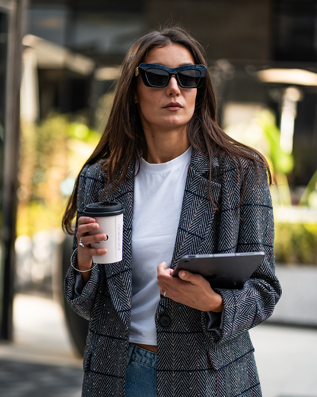 Timeless Studded Grey Blazer
