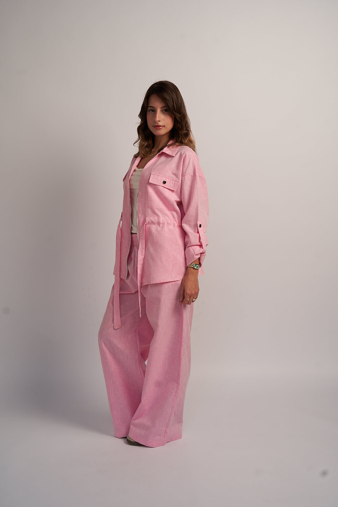 Blush Linen Shirt ONLY