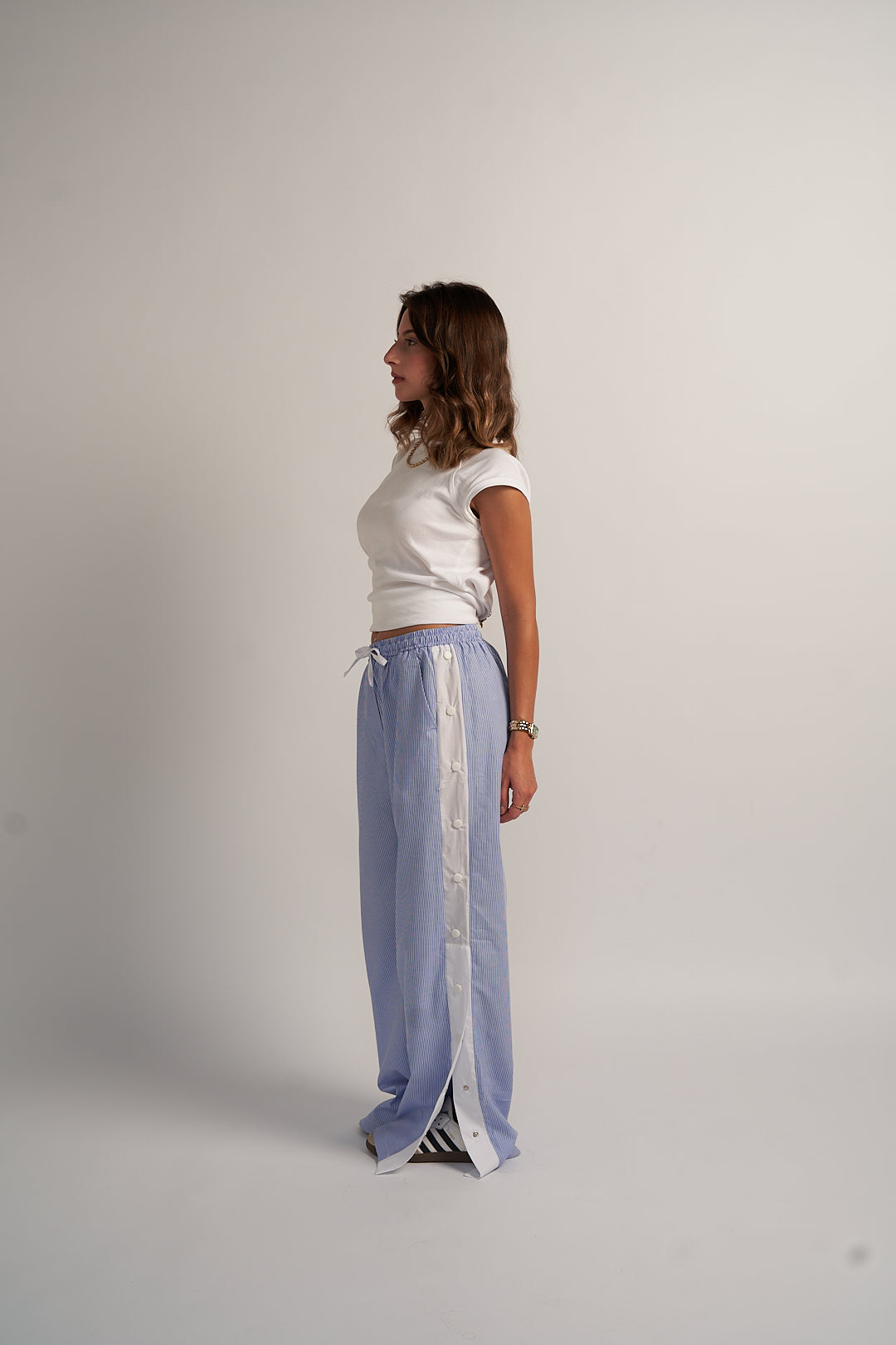 StripeLine Blue Pants