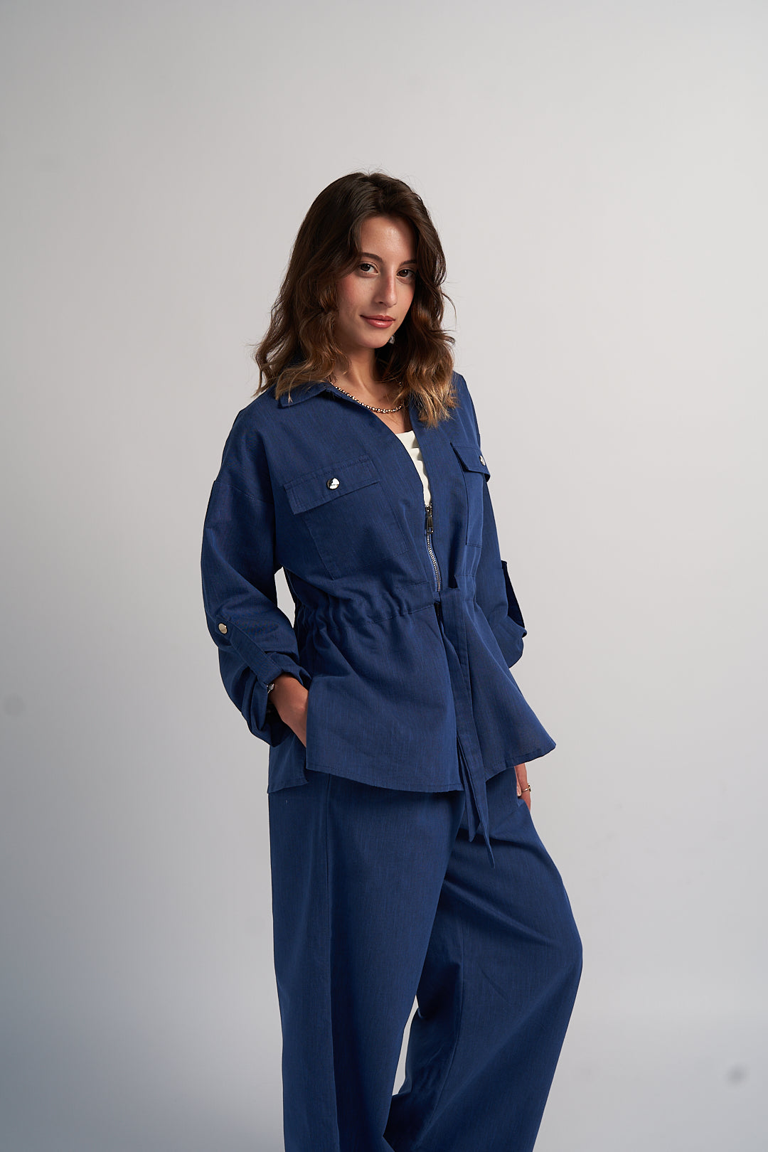 Midnight Linen Shirt ONLY