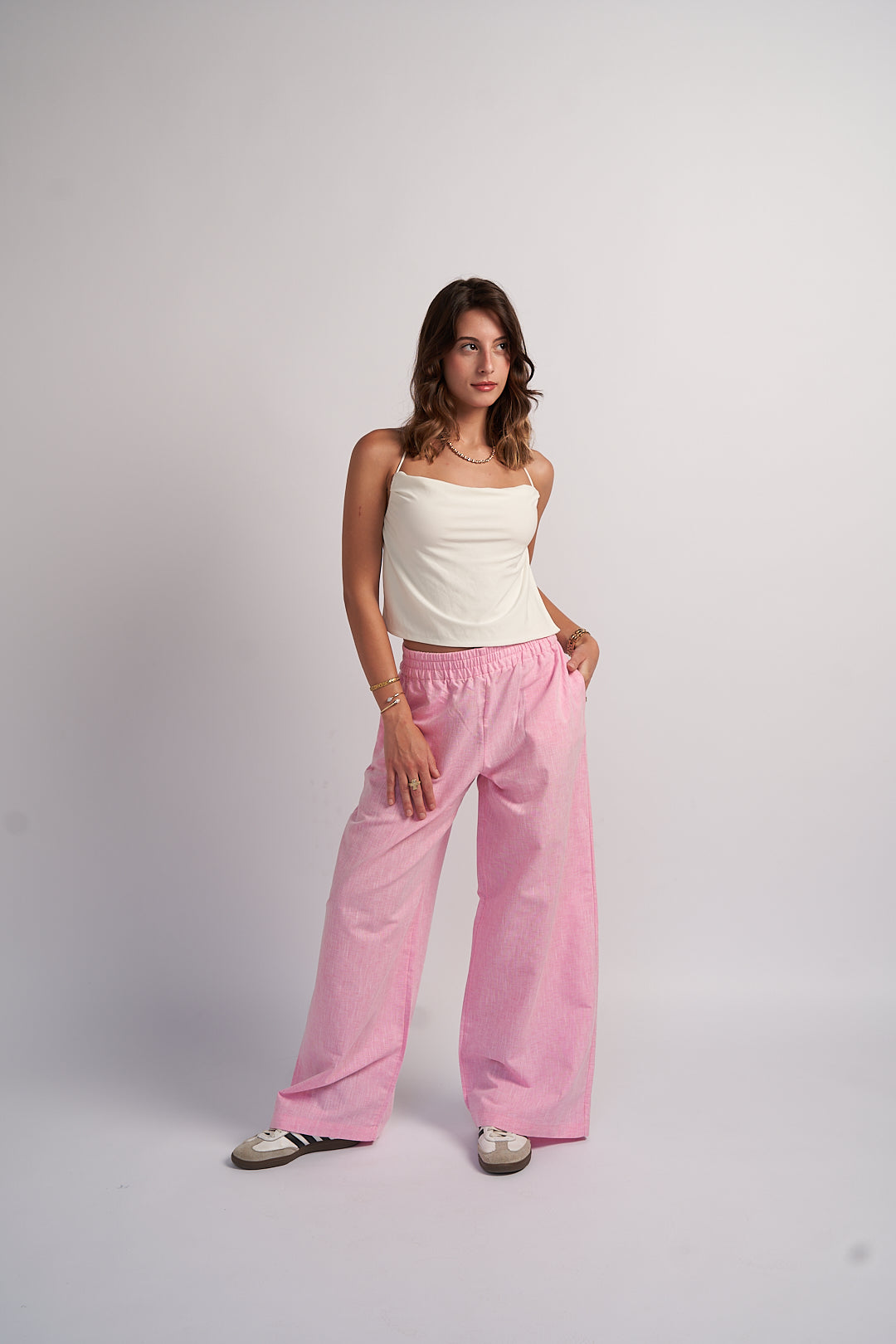 Blush Linen Pants