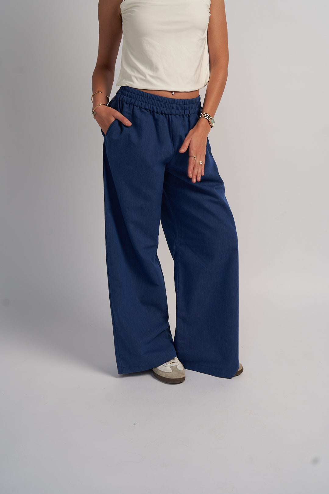 Midnight Linen Pants