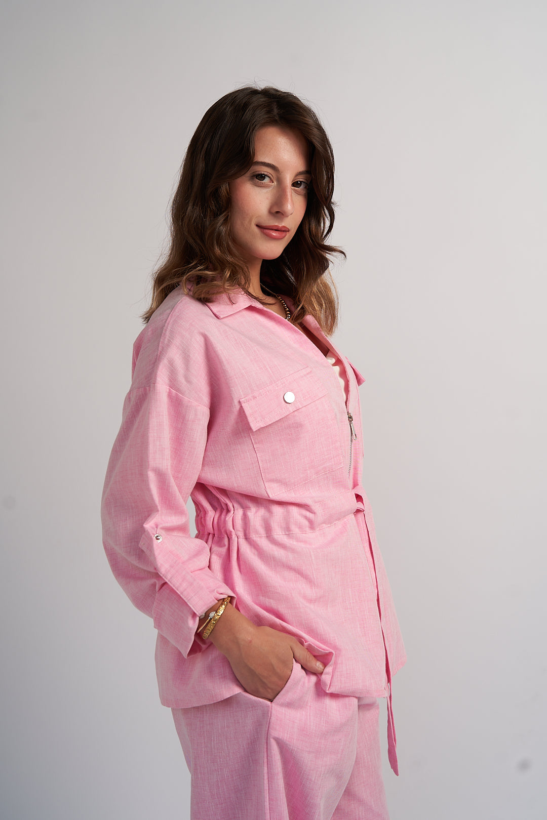 Blush Linen Shirt ONLY