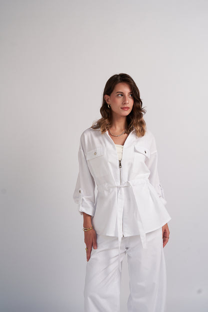 Ivory Linen Shirt ONLY