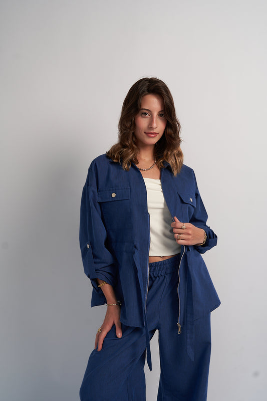 Midnight Linen Shirt ONLY