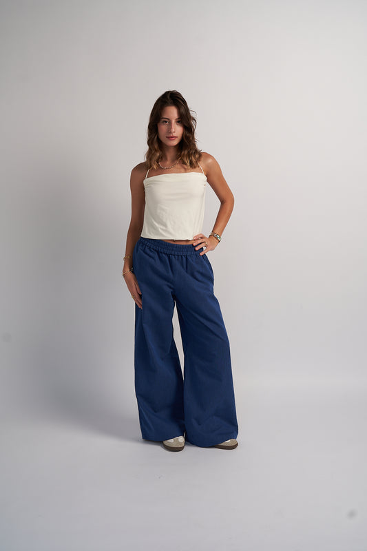 Midnight Linen Pants