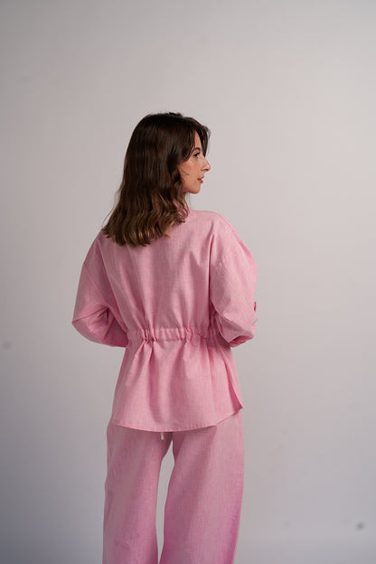 Blush Linen Shirt ONLY