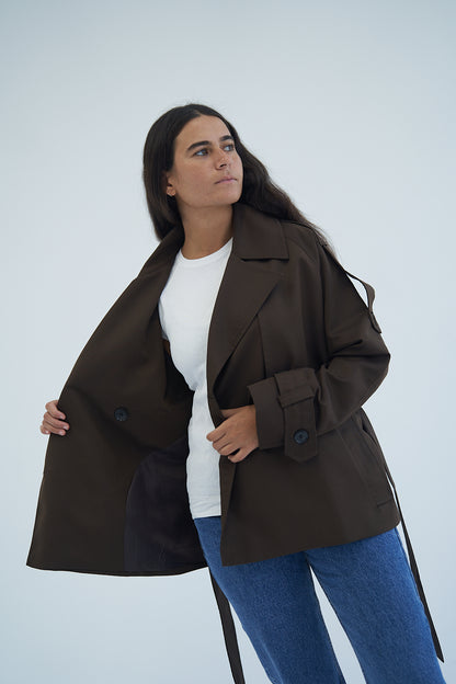 Mocha Trench Coat