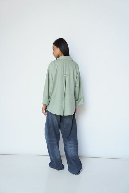 Olive Studs Shirt