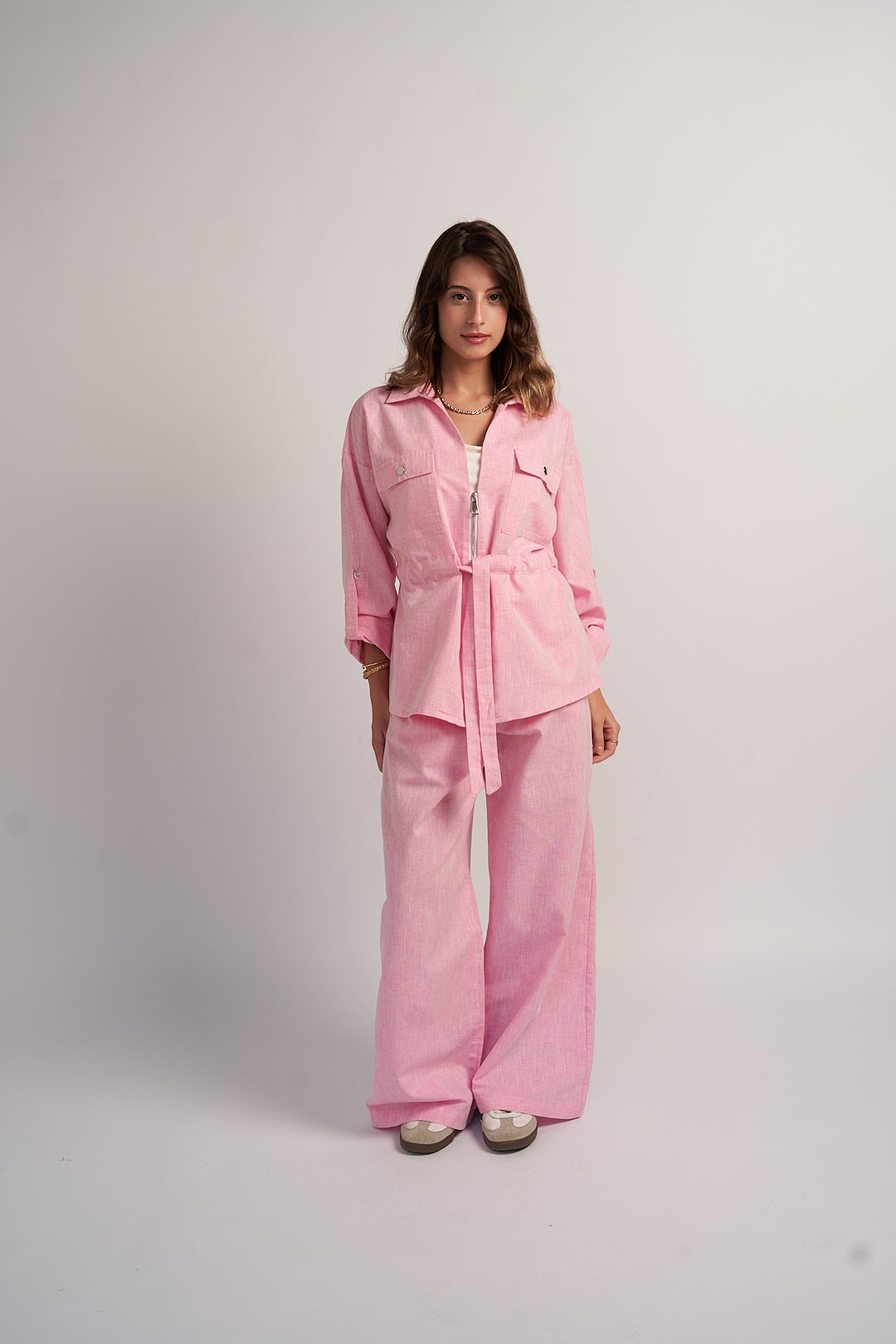 Blush Linen Shirt ONLY