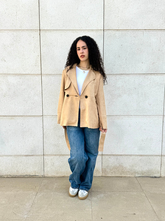 Suede Blazer