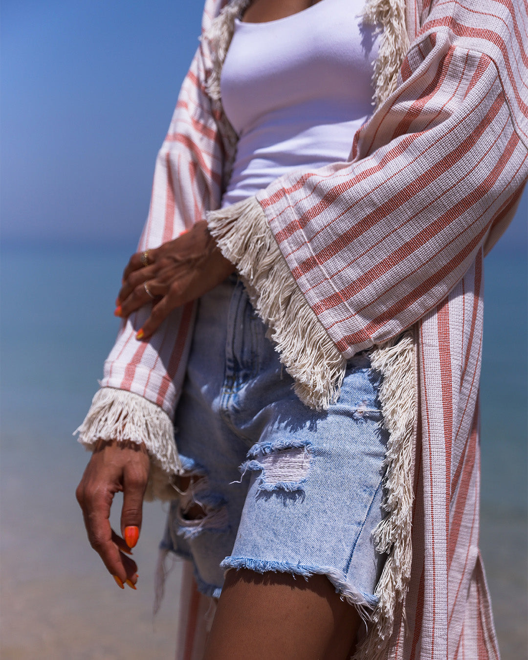 Pink Boho Kimono