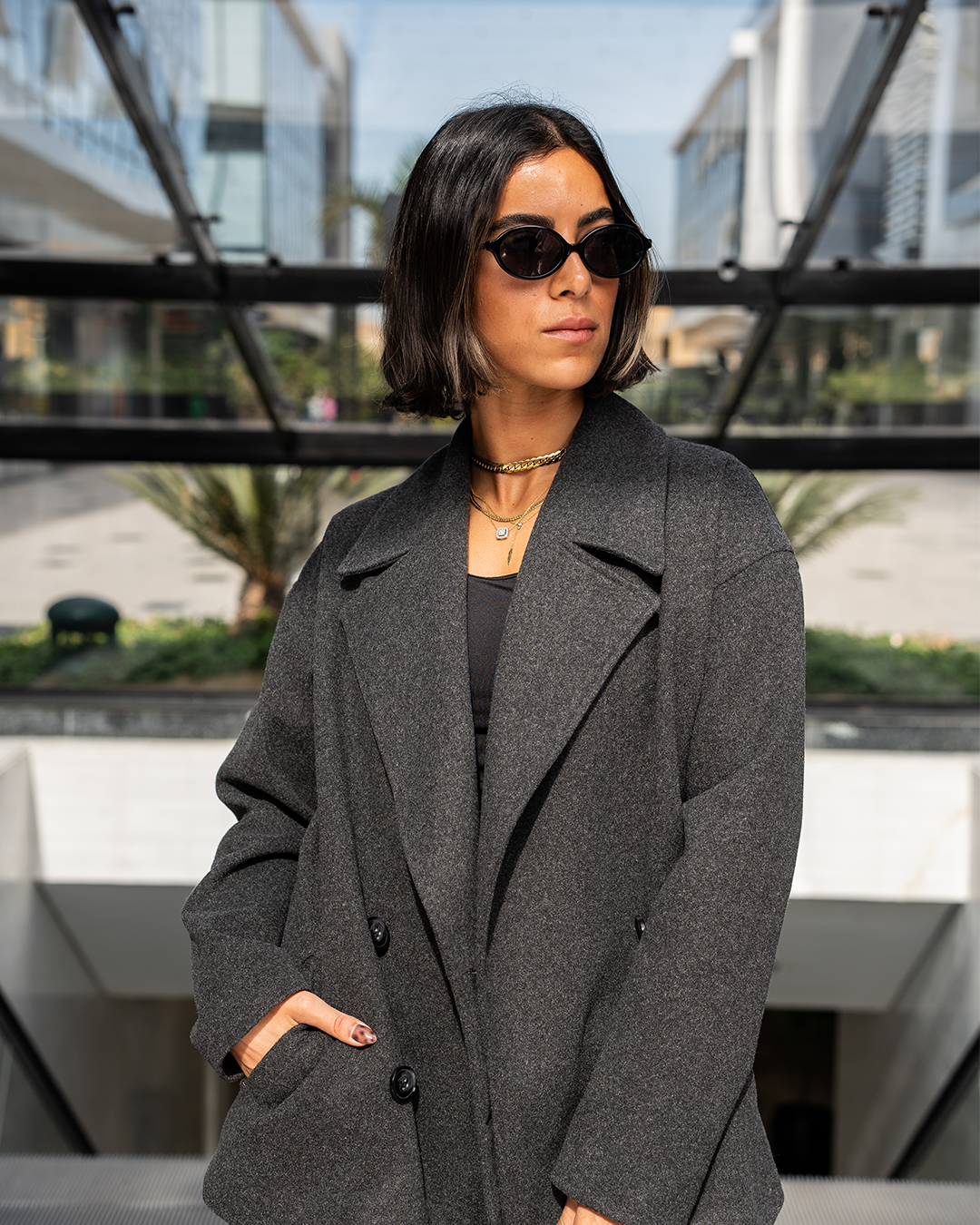 Charcoal Wool Jacket