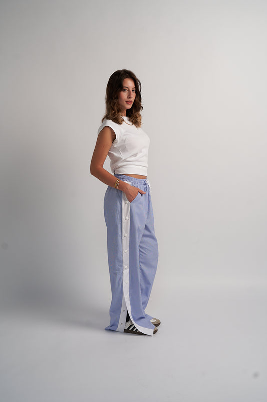 StripeLine Blue Pants