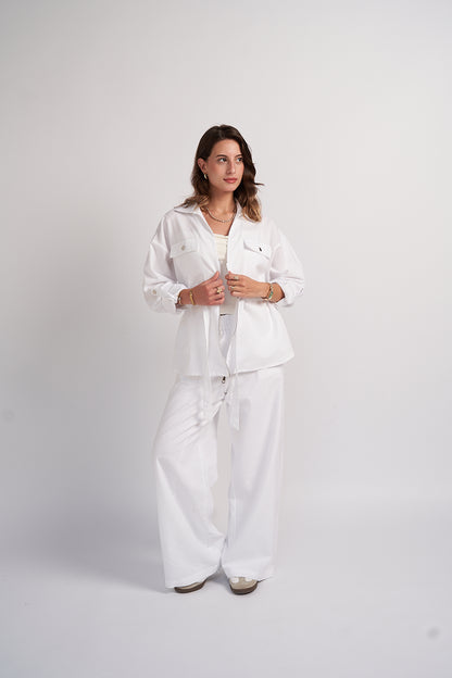 Ivory Linen Shirt ONLY