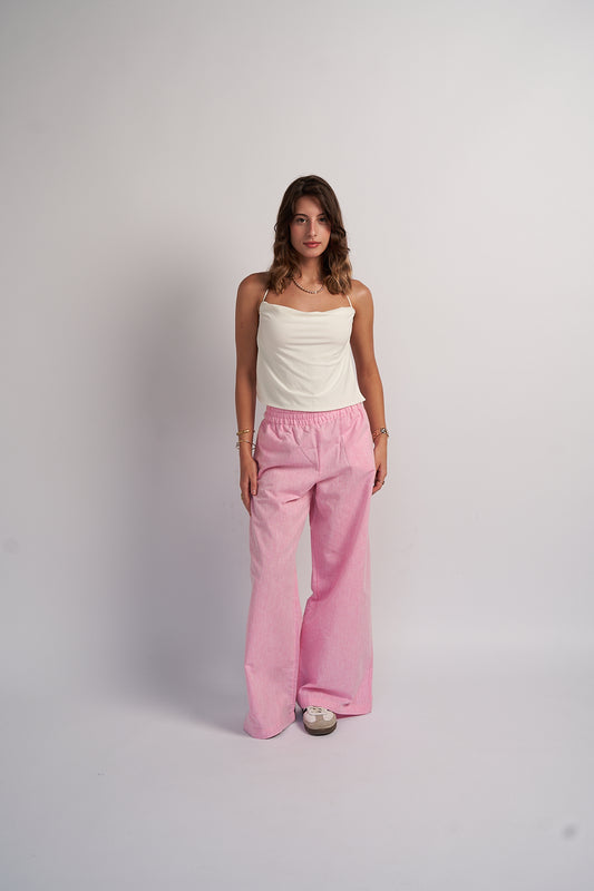 Blush Linen Pants
