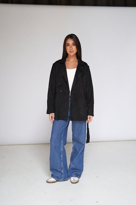 Suede Blazer