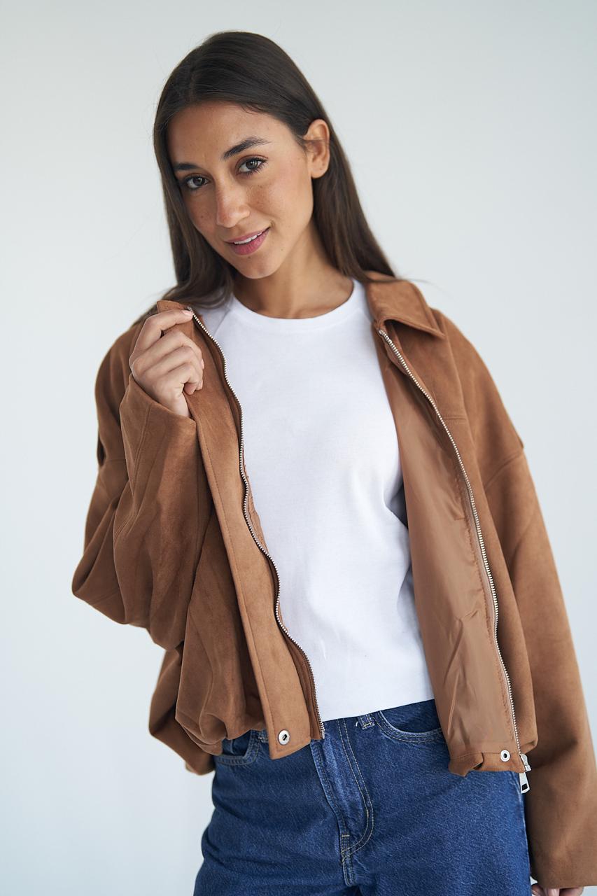 Camel Suede Jacket
