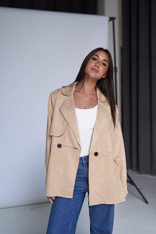 Suede Blazer
