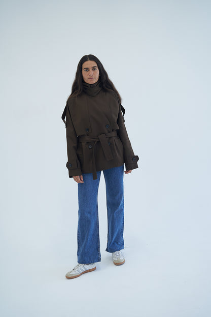 Mocha Trench Coat
