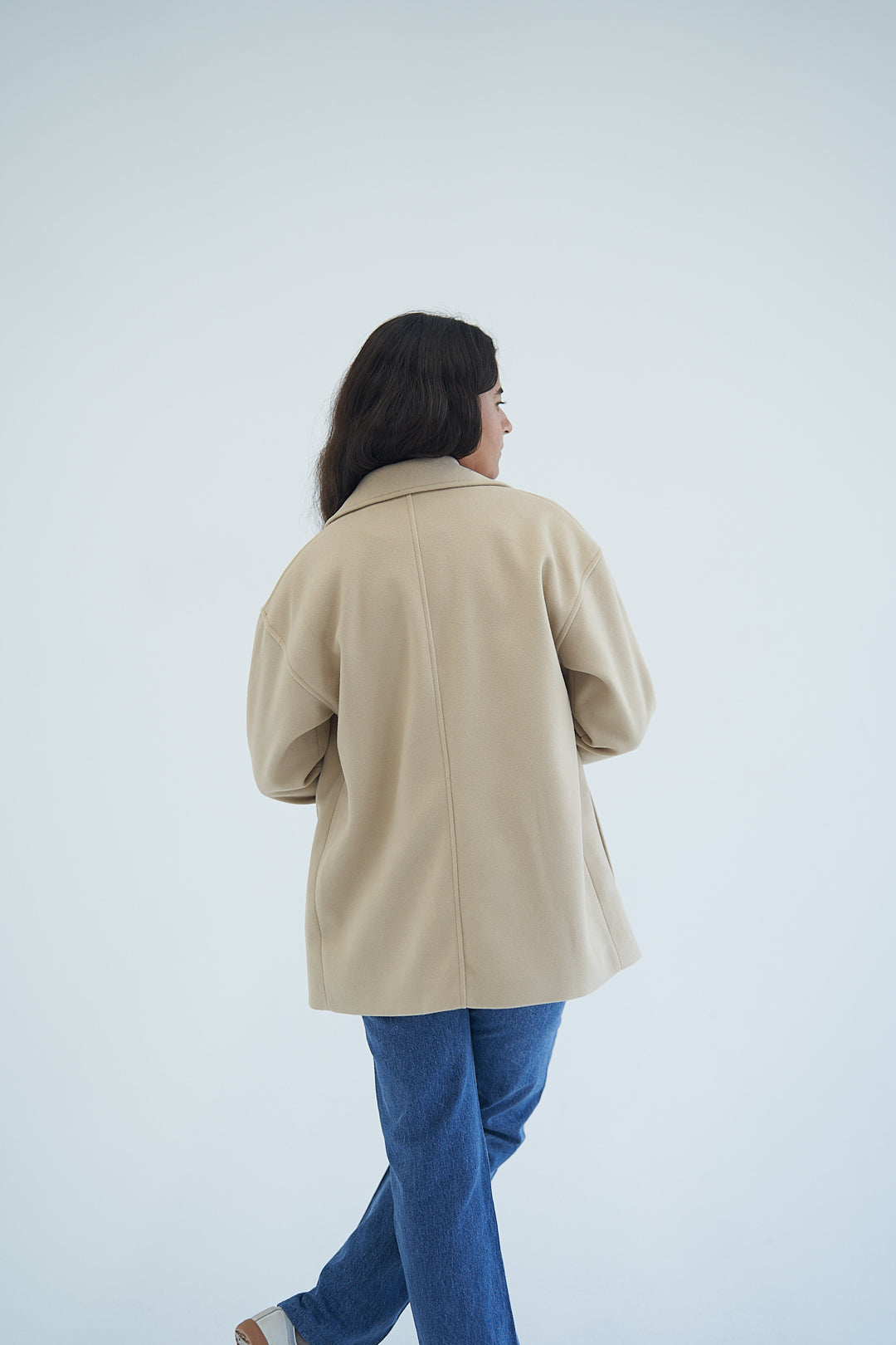 Beige Wool Jacket