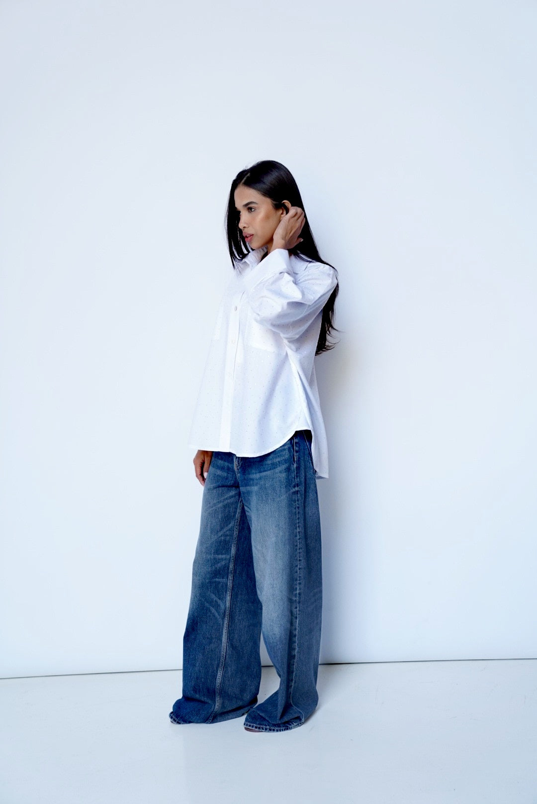 Ivory Studs Shirt