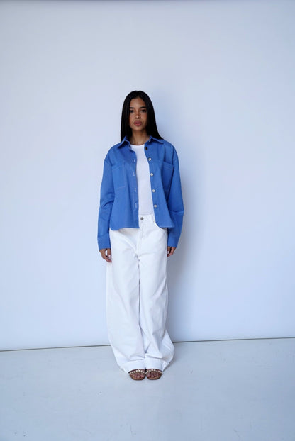 Sky-Blue Denim shirt