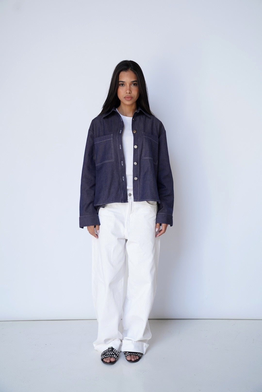 Deep Blue Denim Shirt
