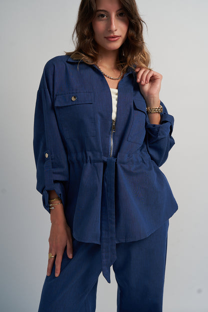 Midnight Linen Shirt ONLY