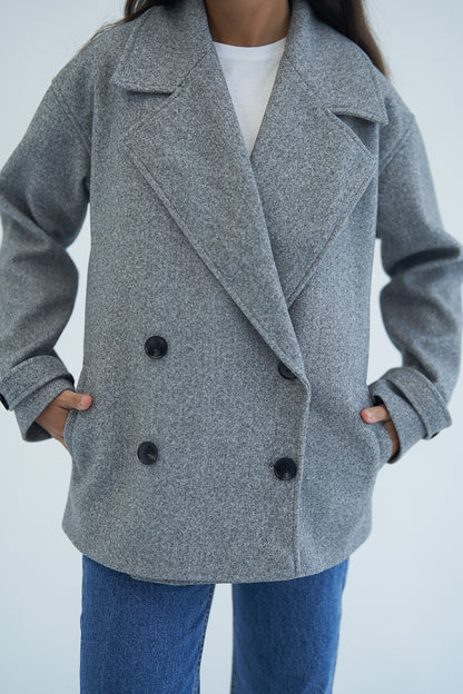 Grey Wool Jacket