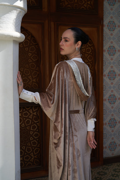 Champagne Velvet Kaftan