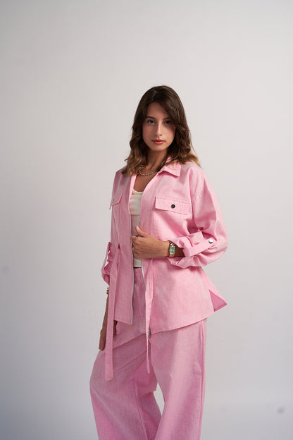 Blush Linen Shirt ONLY