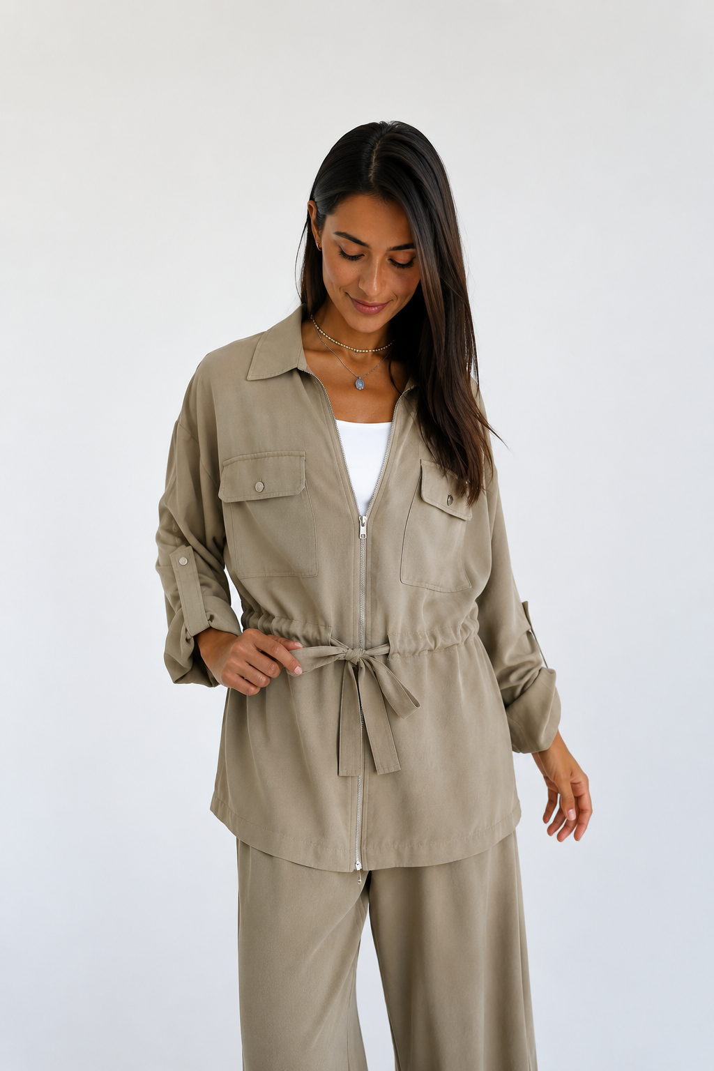 Olive Linen set
