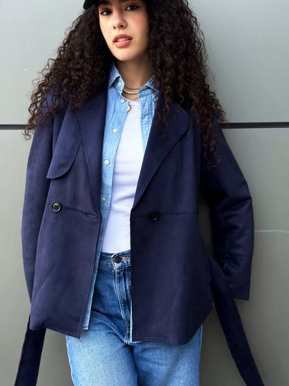 Suede Blazer